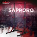 Sapporo gym squat rack barbell support discs pull-up bar On Sale