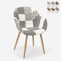 Nordic patchwork design armchair living room kitchen studio Finch Measures