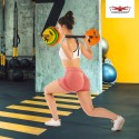 Body pump set with 6-bore barbell and 6 colored weight plates totaling 20 kg by Forutsu. Offers