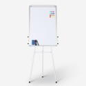 Magnetic Whiteboard with Easel 90x60cm Paper Pad Block Cletus M. Buy