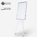Magnetic Whiteboard with Easel 90x60cm Paper Pad Block Cletus M. Characteristics