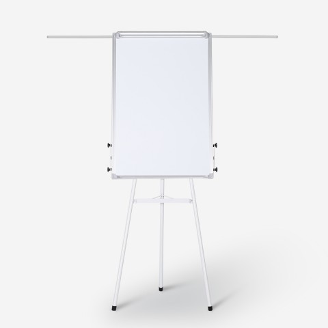 Magnetic board 90x60cm with stand, paper block, and extendable rods by Niels M. Promotion