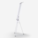 White extendable magnetic board 90x70cm with tripod and paper pad block Niels L Bulk Discounts