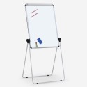 Foldable White Magnetic Board for Magnets 100x70cm Oppen Offers
