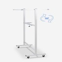 Double-sided white magnetic board, 90x60cm, rotating mobile stand, Albert M. Catalog