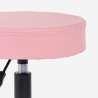 Ergonomic adjustable upholstered beautician swivel stool Senzu. 