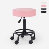 Ergonomic adjustable upholstered beautician swivel stool Senzu. Sale