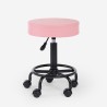 Ergonomic adjustable upholstered beautician swivel stool Senzu. Price