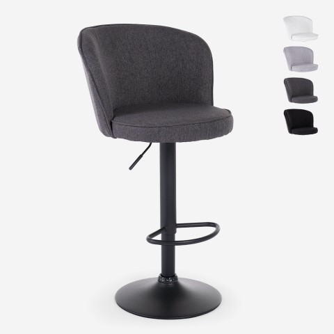 Adjustable modern design kitchen bar stool in fabric Calgary Promotion
