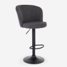Adjustable modern design kitchen bar stool in fabric Calgary Model