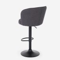 Adjustable modern design kitchen bar stool in fabric Calgary Cost