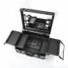 Trolley makeup case with LED mirror and Bluetooth audio speaker Eva L. Characteristics