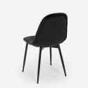 Dining room kitchen restaurant chair in modern design velvet Lozan. Cheap
