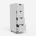 Modern 4 drawer multifunctional bathroom chest of drawers Servez Model