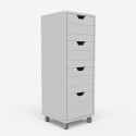Modern 4 drawer multifunctional bathroom chest of drawers Servez Discounts