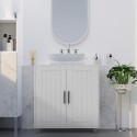 Bathroom cabinet with 2 doors, 2 shelves and modern design Biston. Offers