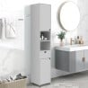 Modern 2-Door, 1-Drawer, 2-Shelf Bathroom Cabinet by Konyves. Offers