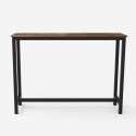 Tall table bar stools kitchen console entrance 140x37x100cm Edebel Cheap