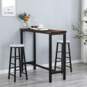 Tall table bar stools kitchen console entrance 140x37x100cm Edebel Bulk Discounts