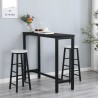 Tall table bar stools kitchen console entrance 140x37x100cm Edebel Choice Of