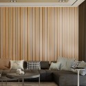 4 x sound-absorbing panel for indoor use oak wood 240x60cm Kover-O On Sale