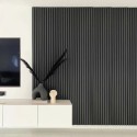 4 x sound-absorbing decorative panel 240x60cm ebony wood Kover-E On Sale