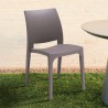Stock 25 outdoor restaurant bar garden chairs stackable polypropylene Love Bica. Sale