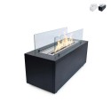 Caravaggio Freestanding Bioethanol Fireplace Indoor Outdoor 100x40x40cm Promotion
