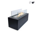 Caravaggio Freestanding Bioethanol Fireplace Indoor Outdoor 100x40x40cm Promotion