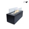 Caravaggio Freestanding Bioethanol Fireplace Indoor Outdoor 100x40x40cm Promotion