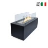 Caravaggio Freestanding Bioethanol Fireplace Indoor Outdoor 100x40x40cm Discounts