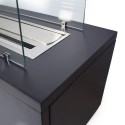 Caravaggio Freestanding Bioethanol Fireplace Indoor Outdoor 100x40x40cm Cost