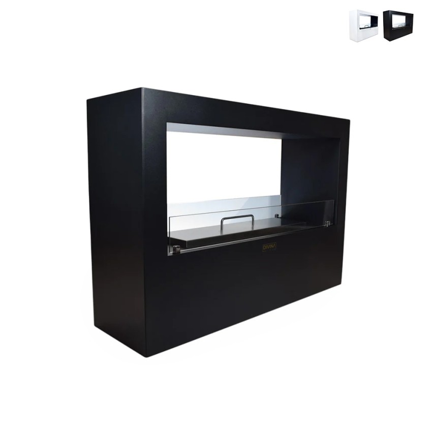 Giotto S Bioethanol Fireplace for Indoor/Outdoor Design 100x30x70cm On Sale