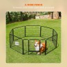 Fence for dogs and animals 80cm metal box outdoor garden Cuonhus On Sale