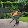 Foldable garden fabric wheelbarrow transport cart Desique. On Sale