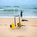 Trolley beach trolley fishing surfcasting 2 large wheels Ariel. On Sale