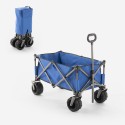 Folding beach and garden trolley with 4 wheels 100kg Sandy Offers