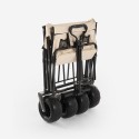 Folding luggage cart 100kg for garden camping beach Marty Catalog