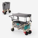 Beach trolley 4 wheels capacity 100kg canopy Carly Offers