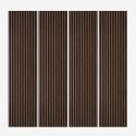 4 x Decorative Wenge Wood Sound-Absorbing Panel 240x60cm Kover-WG Promotion