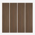 4 x Decorative Sound-absorbing Panel 240x60cm in Walnut Wood Kover-NS. Promotion