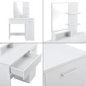 White make-up  vanity station with drawer and mirror Suzie Discounts