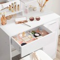 Makeup Station Dressing Table Mirror Stool Cabinet Vika Offers