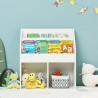 Children's bedroom bookshelf with compartments and toy storage Gurell On Sale
