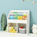 Children's bedroom bookshelf with compartments and toy storage Gurell Sale