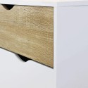 Mobile sideboard Nordic style 2 doors 1 drawer white wood Jubi Discounts