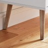 Modern scandinavian style white oak 5-drawer chest Kiricap Sale