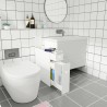Slim space-saving bathroom storage mobile 17x48x60cm Moposh Bulk Discounts