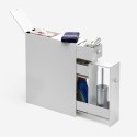 Slim Bathroom Storage Cabinet 17x48x60cm Moposh Discounts
