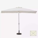 Terrace outdoor garden umbrella with central pole 3x2m Rios Flap Offers